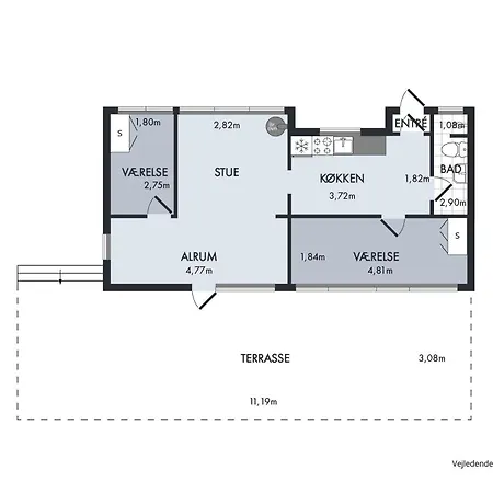 Peaceful And Cosy For 3 Guests Surrounded By Forest Near Fuglslev * 에벨토프트
